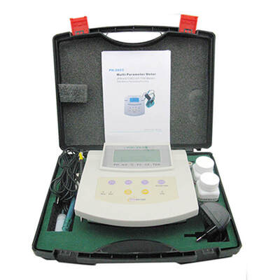 YIERYI PH-2603 Medidor de pH multifuncional de banco de 6 en 1 con precisión de pH de 0.01 para pruebas de calidad de agua de laboratorio