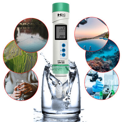 Medidor Digital ORP YIERYI Impermeable, Probador ORP con Calibración Digital y Electrodos de Platino Desmontables para Análisis de Calidad del Agua