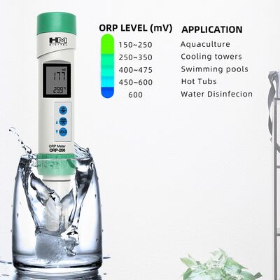 Medidor Digital ORP YIERYI Impermeable, Probador ORP con Calibración Digital y Electrodos de Platino Desmontables para Análisis de Calidad del Agua