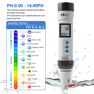 Medidor digital de ORP IP-67 a prueba de agua con rango de 0.0-14.0PH y panel de pantalla LCD para pruebas precisas de calidad del agua