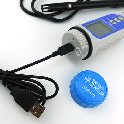 Medidor de oxígeno disuelto de alta precisión ± 0,3 mg/L con diseño impermeable IP55 y batería recargable para acuarios y laboratorios