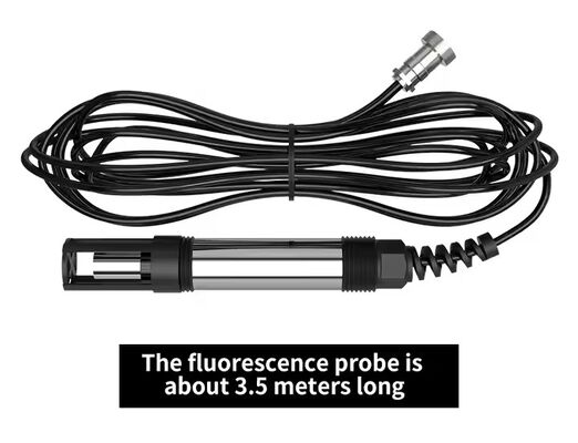 Alta precisión AE6609 Medidor de oxígeno disuelto portátil de 3,5 m con sonda con ATC para acuicultura y aguas residuales