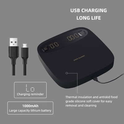 Escala de café digital electrónica con pantalla táctil con precisión de 0.1g y balanza de pesas de cocina recargable USB
