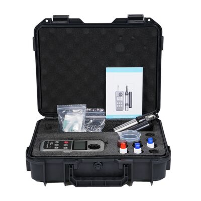 Medidor de oxígeno disuelto con sensor de indexación óptica de alta precisión, diseño de sonda externa y medidor de calidad de agua portátil y compacto