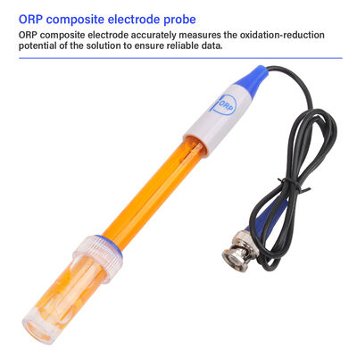 ORP Electrode Sensor with ±5mV Accuracy, 0~1500mV Range, and IP65 Protection for Wastewater & Lab Use