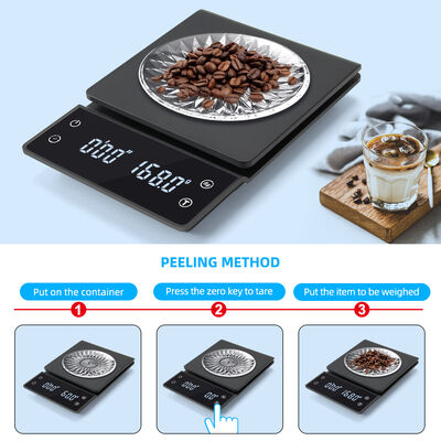 Digital Kitchen Scale with 0.1g Accuracy and 3kg Capacity High Precision LCD Electronic Weighing Scale
