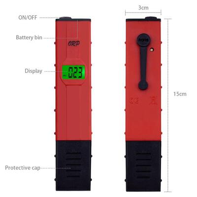 Yieryi Digital ORP Meter with LCD Backlight Compact Pen Size and CE RoHS Marking for Water Quality Testing