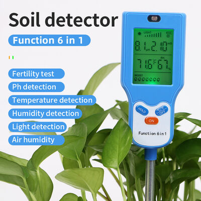 Detector de suelo multifunción para el monitoreo del crecimiento de las plantas