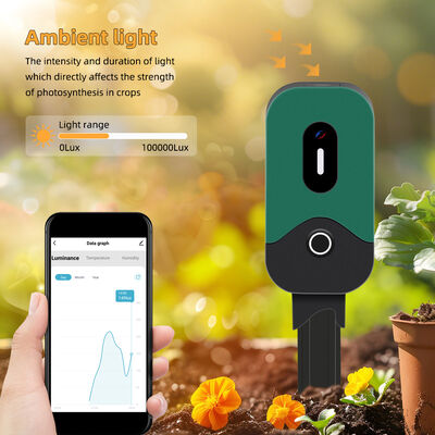 Tuya Smart Zigbee Tester de suelo Sensor de temperatura humedad Iluminación Instrumento de medición Zigbee Sensor de humedad del suelo