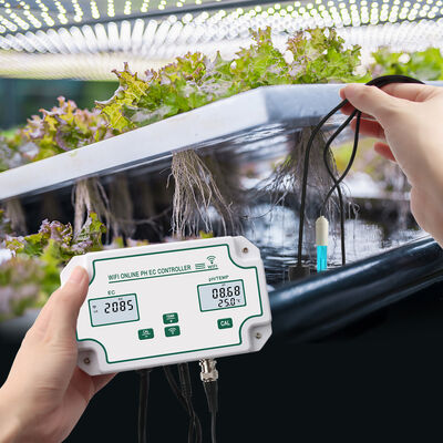 Tuya Wifi Controlador de monitoreo EC en línea Ph Meter con función de registro de datos Tester de monitoreo hidropónico de calidad del agua