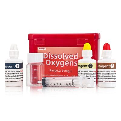 YIERYI Kit de prueba de oxígeno disuelto 2-10 mg/L 120 pruebas para monitoreo de calidad del agua industrial de acuicultura
