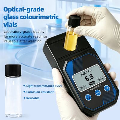 YIERYI Tester fotométrico portátil y preciso de calidad del agua para pH, cloro residual, cloro total