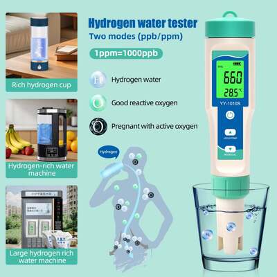 Pluma de prueba de calidad del agua 10 en 1 YY-1010S PH TDS EC Salinidad ORP H2 S G Temperatura Cloro Resistividad