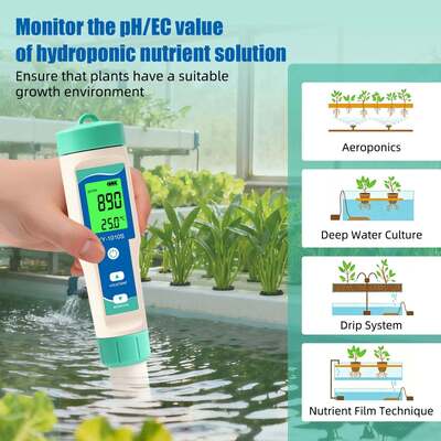 Pluma de prueba de calidad del agua 10 en 1 YY-1010S PH TDS EC Salinidad ORP H2 S G Temperatura Cloro Resistividad