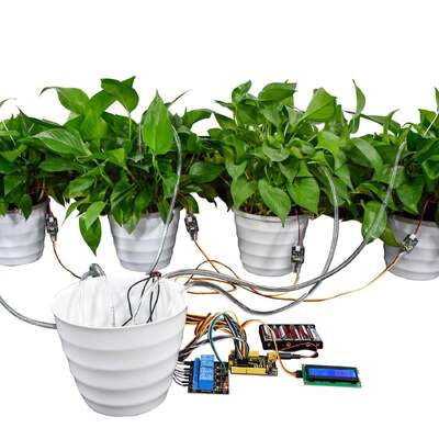 Kit de riego automático DIY compatible con Arduino para competiciones de makers, educación STEAM, aprendizaje de programación Mixly