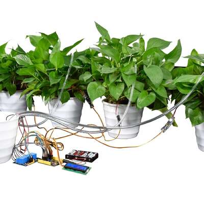 Kit de riego automático DIY compatible con Arduino para competiciones de makers, educación STEAM, aprendizaje de programación Mixly