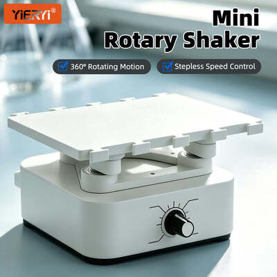 Mini agitador de laboratorio de rotación orbital, ajustable de 30 a 120 RPM, mezclador de laboratorio para descoloración, incubación, anticuerpos primarios y cultivo celular