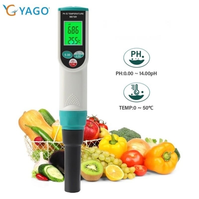 Medidor de pH y temperatura portátil para suelo. Ideal para jardín, granja y invernadero.
