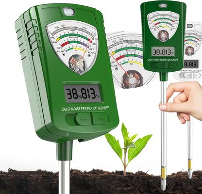 Analista de suelo digital 7 en 1 con pantalla LCD para un monitoreo preciso del pH de la humedad de la luz del jardín
