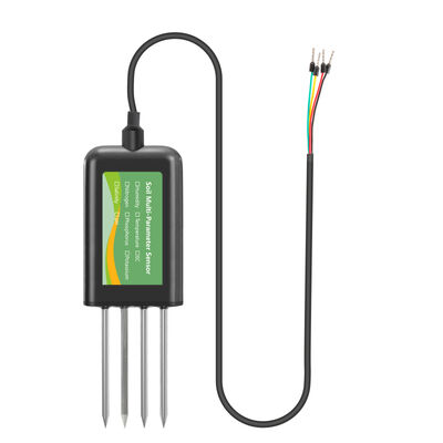 RS485 Sensor de parámetros múltiples del suelo 8 en 1 EC pH NPK Temp Detección de humedad Agricultura Uso en invernaderos