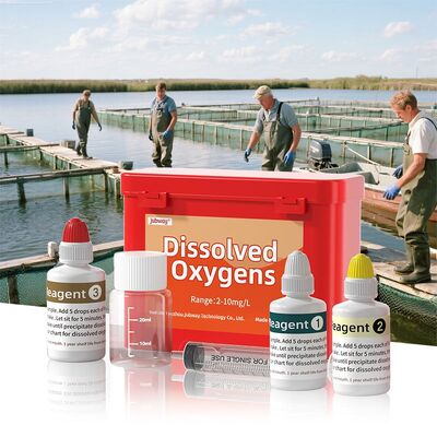 YIERYI Kit de prueba de oxígeno disuelto 2-10 mg/L 120 pruebas para monitoreo de calidad del agua industrial de acuicultura